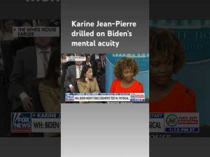 Read more about the article Karine Jean-Pierre: Biden proves every day how he thinks