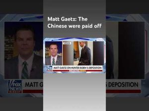 Read more about the article Matt Gaetz: Hunter took the money and Joe delivered on the promises #shorts