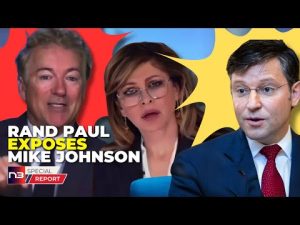 Read more about the article Rand Paul Exposes Mike Johnson’s Betrayal of Conservative Values in Fiery Interview