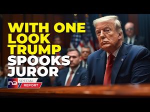 Read more about the article Dismissed Juror in Trump Trial Reveals Tense Courtroom Moment, Eye Contact with Ex-President