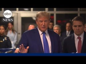 Read more about the article Donald Trump speaks after testimony wraps in hush money trial