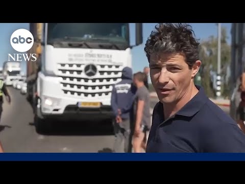 You are currently viewing Inside an illegal checkpoint slowing flow of aid into Gaza