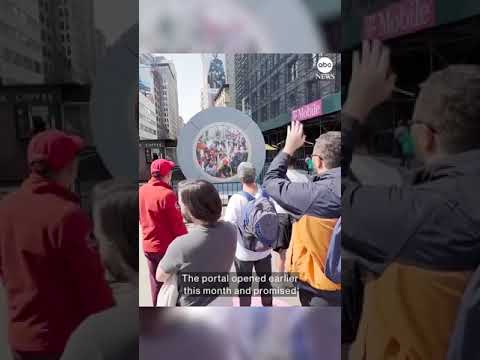 You are currently viewing ‘Portal’ linking New York City and Dublin temporarily shut down due to lewd behavior
