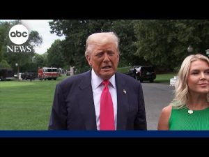 Read more about the article Trump says AG Pam Bondi handled Epstein probe ‘very well’