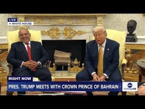 Read more about the article LIVE: Pres. Trump host bilateral meeting with the crown prince of Bahrain at the White House