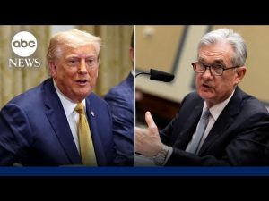 Read more about the article Trump says it’s ‘highly unlikely’ he’ll fire Fed’s Powell