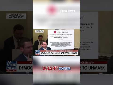 You are currently viewing ‘MASKED BANK ROBBERS’: Dem accuses ICE agents of ‘terrorizing’ women #shorts #immigration