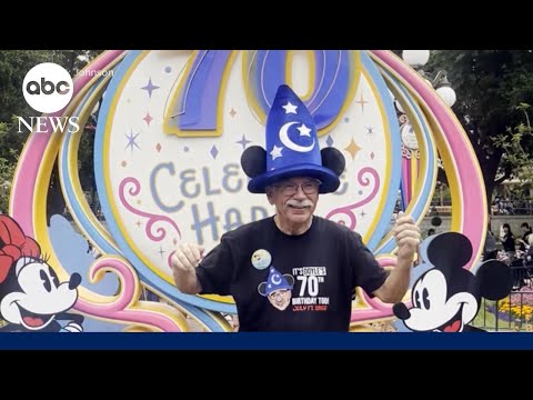 Read more about the article California man celebrates 70th birthday at Disneyland