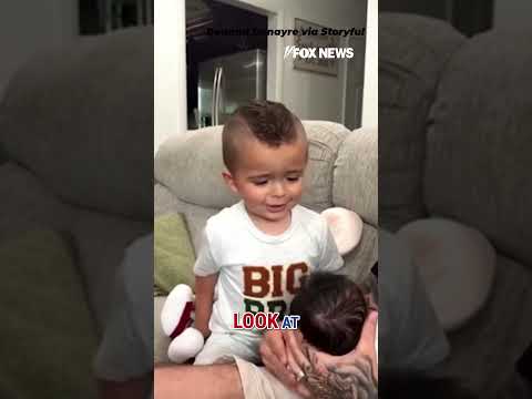 You are currently viewing WATCH: Big brother’s SHOCKED reaction to newborn’s hair #shorts #foxnews #viral