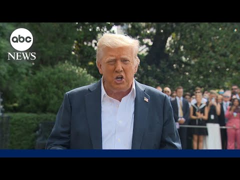 You are currently viewing Trump talks Texas, tariffs as he departs for flood-ravaged state