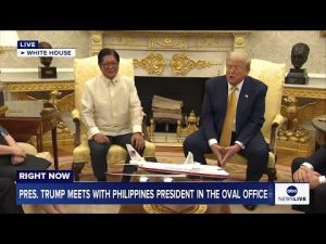 Read more about the article LIVE: Pres. Trump holds bilateral meeting with Philippines president in the Oval Office