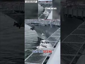 Read more about the article Captain flees after collision with USS Midway #shorts #ussmidway #news #fox #crash #boat #sandiego