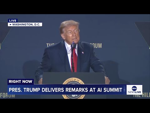 You are currently viewing LIVE: Pres. Trump delivers remarks at AI summit in Washington, DC