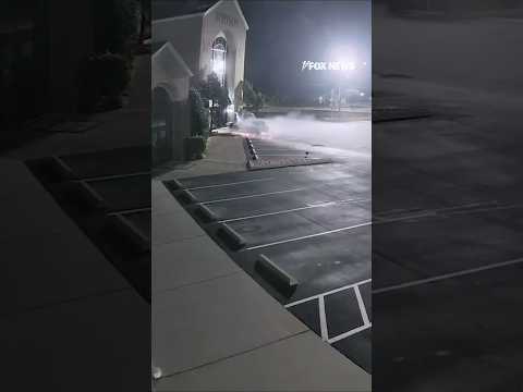 You are currently viewing Watch the moment a stolen car plows through a church #foxnews #news #shorts