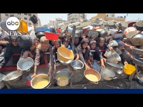 You are currently viewing Amid growing hunger crisis in war-torn Gaza, ABC News goes inside pediatric ward