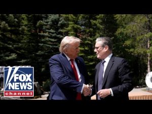 Read more about the article WATCH LIVE: Trump, UK leader Starmer meet following breakthrough EU trade pact