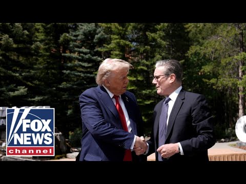 You are currently viewing WATCH LIVE: Trump, UK leader Starmer meet following breakthrough EU trade pact