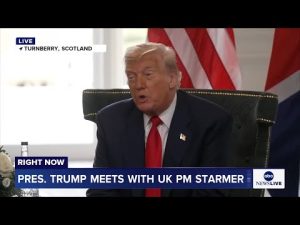 Read more about the article LIVE: Pres. Trump holds bilateral meeting with U.K. Prime Minister Starmer