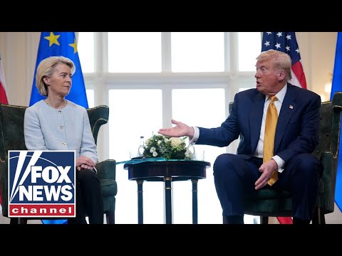 You are currently viewing Trump rides momentum from major EU trade deal: ‘Dems in the dust’