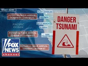 Read more about the article Tsunami sirens sound in Hawaii warning residents to ‘seek higher ground’ following 8.8 quake