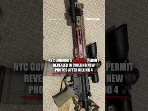 Read more about the article DISTURBING new photos show assault rifle used by the NYC gunman #shorts #newyork #nyc #crime #fox