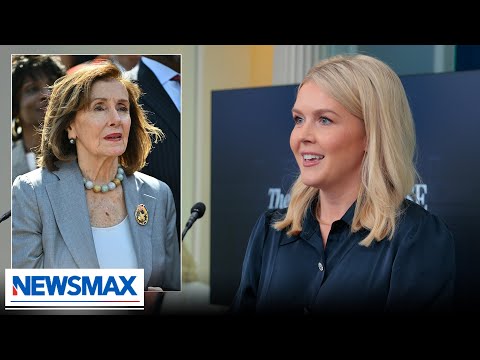 You are currently viewing Pelosi is the reason for proposed stock ban: Karoline Leavitt