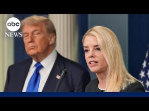 Read more about the article Trump defends Bondi over Epstein probe