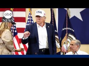 Read more about the article Trump defends Texas flood response, dismisses questions about alerts
