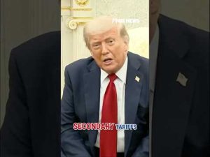 Read more about the article Trump threatens Putin with 100% secondary tariffs #shorts #foxnews #news #us #fox #usnews #trump
