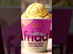 Read more about the article Breast milk-flavored ice cream hits shelves