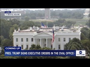 Read more about the article COMING UP: Pres. Trump signs executive orders in the Oval Office