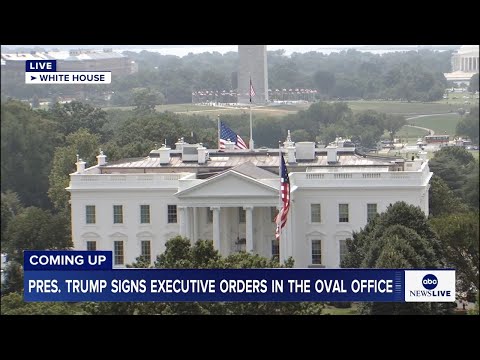 You are currently viewing COMING UP: Pres. Trump signs executive orders in the Oval Office