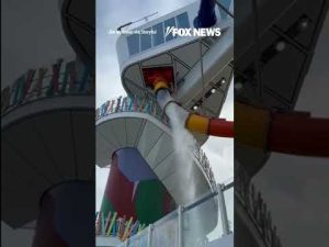 Read more about the article ‘STOP THE SLIDE!’: Passengers on world’s largest cruise ship panic as slide panel shatters