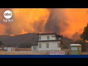 Read more about the article Thousands flee fast-moving wildfires in the West as Canyon Fire explodes in size