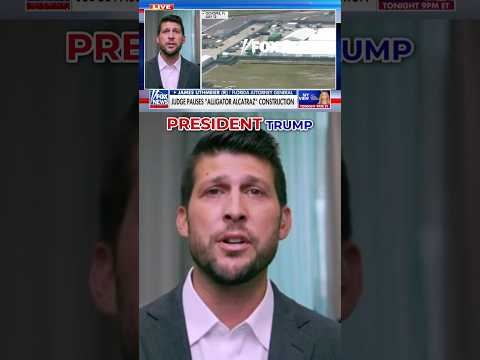 You are currently viewing Florida AG defends ‘Alligator Alcatraz’ after federal judge pauses construction #foxnews #news