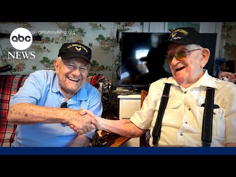 You are currently viewing Unlikely reunion between 2 World War II veterans