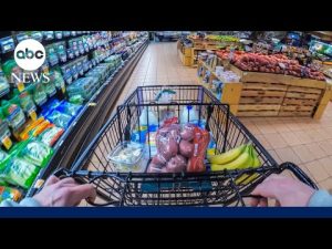 Read more about the article Half of American families cite grocery prices as ‘major stress’