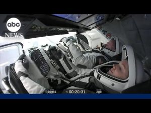 Read more about the article NASA astronauts say hello on their way to ISS
