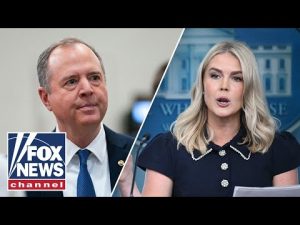 Read more about the article ‘BOMBSHELL’: Leavitt addresses Adam Schiff whistleblower revelations