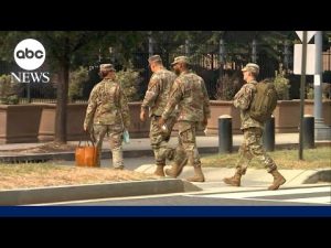 Read more about the article Hundreds of National Guard troops arrive in Washington, D.C.