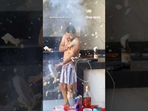 Read more about the article Birthday celebration goes hilariously wrong after cake EXPLODES #shorts #foxnews #viral