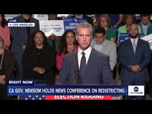 Read more about the article CA Gov. Newsom holds news conference on redistricting