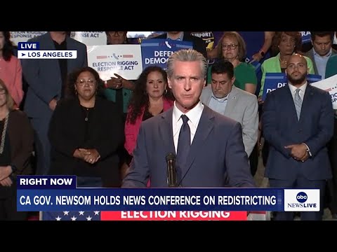 You are currently viewing CA Gov. Newsom holds news conference on redistricting