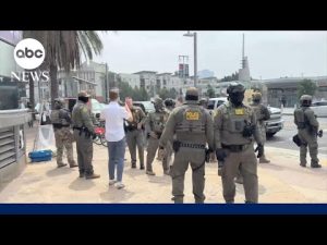 Read more about the article Federal agents spotted near Gov. Newsom event in California