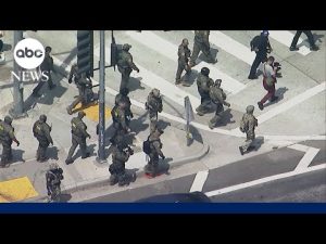 Read more about the article ICE agents target downtown LA during Gavin Newsom’s address