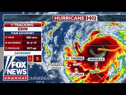 You are currently viewing Hurricane Erin intensifies into Category 5 storm