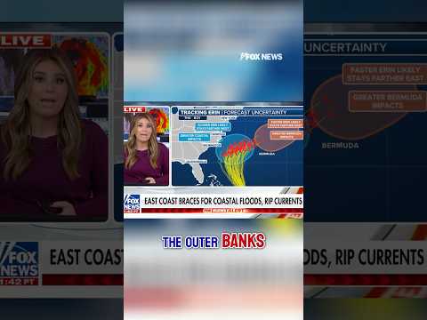 You are currently viewing East Coast braces for flooding and rip currents in wake of Hurricane Erin #shorts #weather #usa