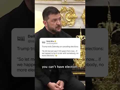 Read more about the article Trump Trolls Zelensky About Canceling Elections