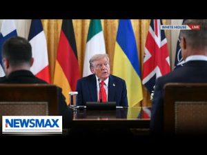 Read more about the article Trump meets with Zelenskyy, European leaders at White House