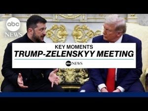 Read more about the article Key moments from Trump-Zelenskyy meeting